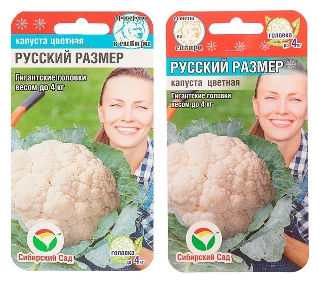 

Семена капуста цветная "Русский размер", 0,1 г