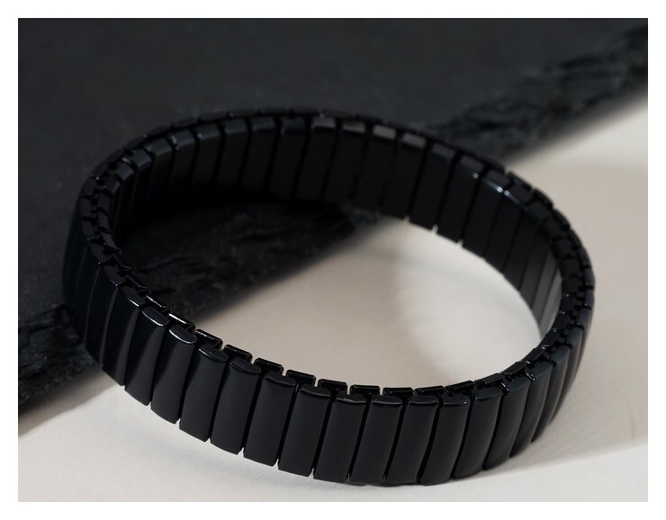 Браслет мужской "Каркас" портал, цвет чёрный, D=6,5  Queen Fair