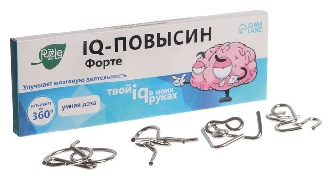 

Набор головоломок «Iq-повысин», 4 шт.
