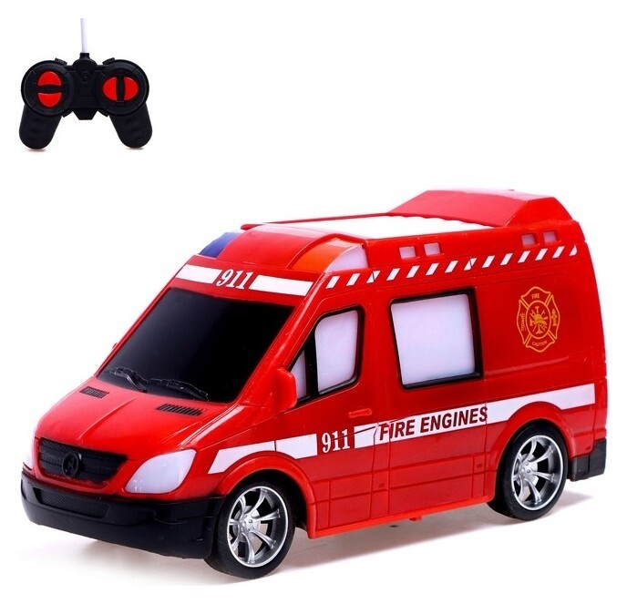 Машина радиоуправляемая «Спецслужбы», свет, работает от батареек  