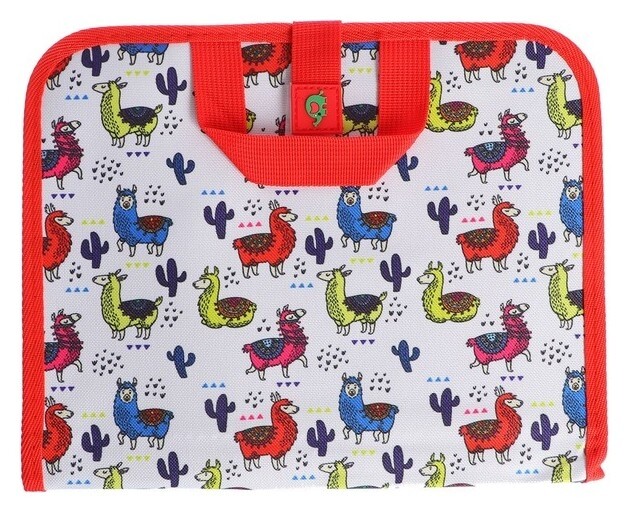 Набор для рисования в виде книжки «Ламы» 6 стр., 3 маркера, 29,5 × 21,5 см  Школа талантов