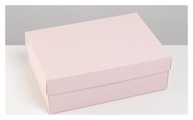 Коробка складная «Розовая», 21 х 15 х 7 см  Дарите счастье