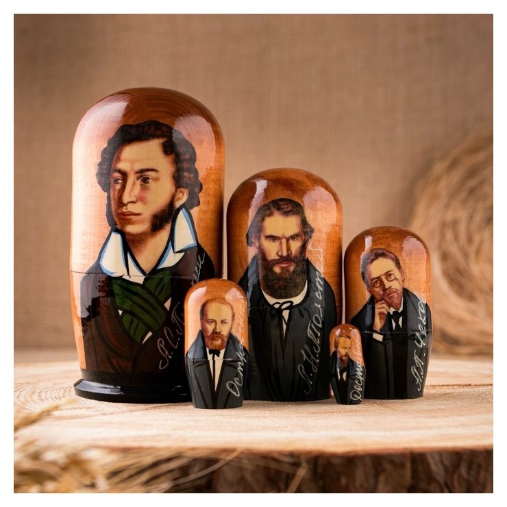 

Матрешка "Пушкин" 5 кукол
