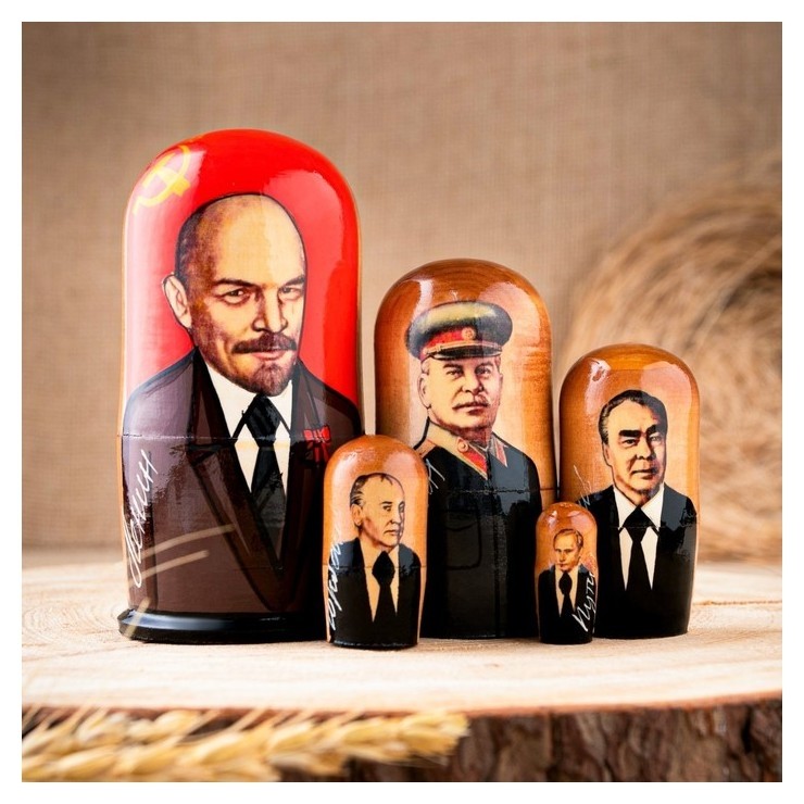 

Матрешка "Ленин" 5 кукол
