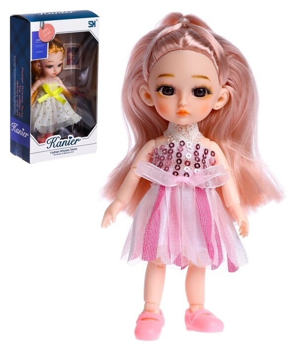 Кукла модная «Кристина» шарнирная, в платье 