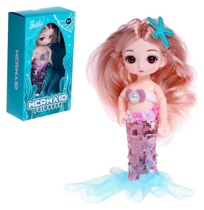 Кукла сказочная шарнирная «Русалка» 