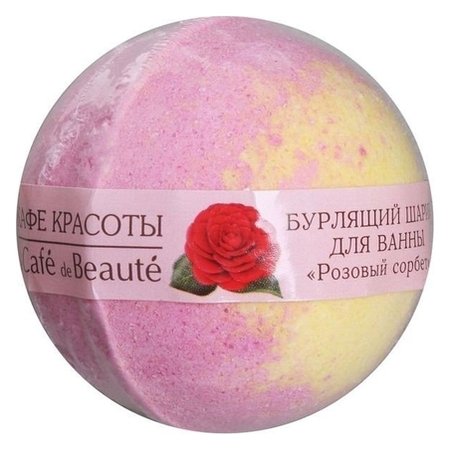 Шипящая бомба для ванны Розовый сорбет отзывы