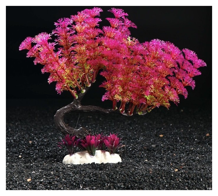 Растение искусственное аквариумное, 19 см