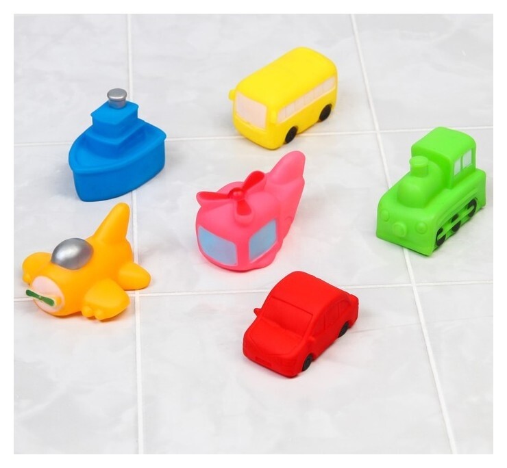 Игрушка для игры в ванне «Транспорт», 1шт, виды  Крошка Я