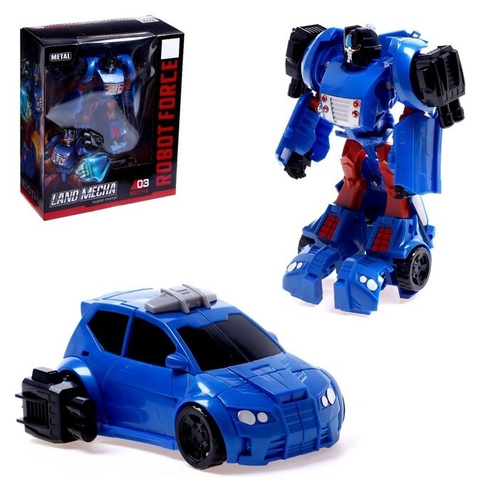 Робот «Автовоин», трансформируется, с металлическими элементами  