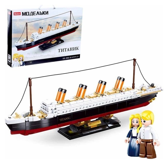 

Конструктор модельки «Титаник», 481 деталь