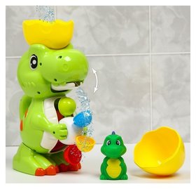 Набор игрушек для ванны «Мельница. динозаврик», на присоске 