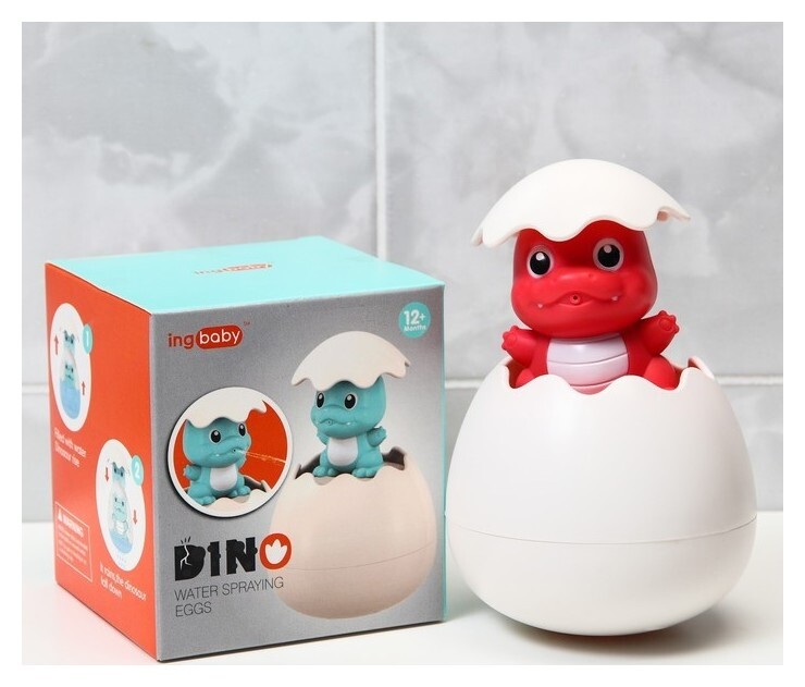 Игрушка для игры в ванне «Динозаврик в яйце»  