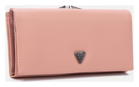 

Кошелек женский, 4 отдела на магнитах, цвет розовый