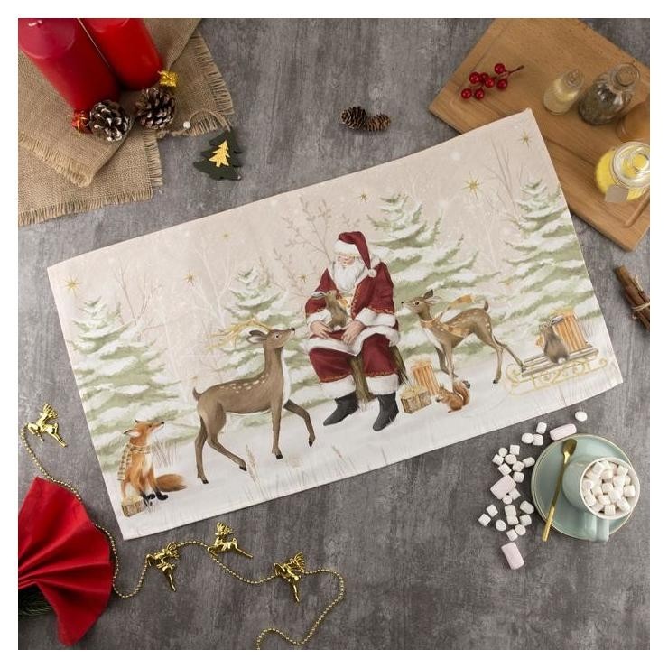 

Полотенце "Этель" Christmas Forest 40х73 см, 100% хл, саржа 190 гр/м2