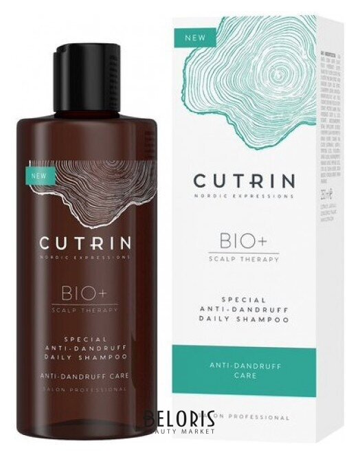 Шампунь для ежедневного применения против перхоти Cutrin Bio+