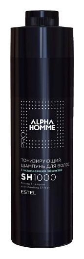 Тонизирующий шампунь с охлаждающим эффектом ALPHA HOMME Estel Professional Alpha homme