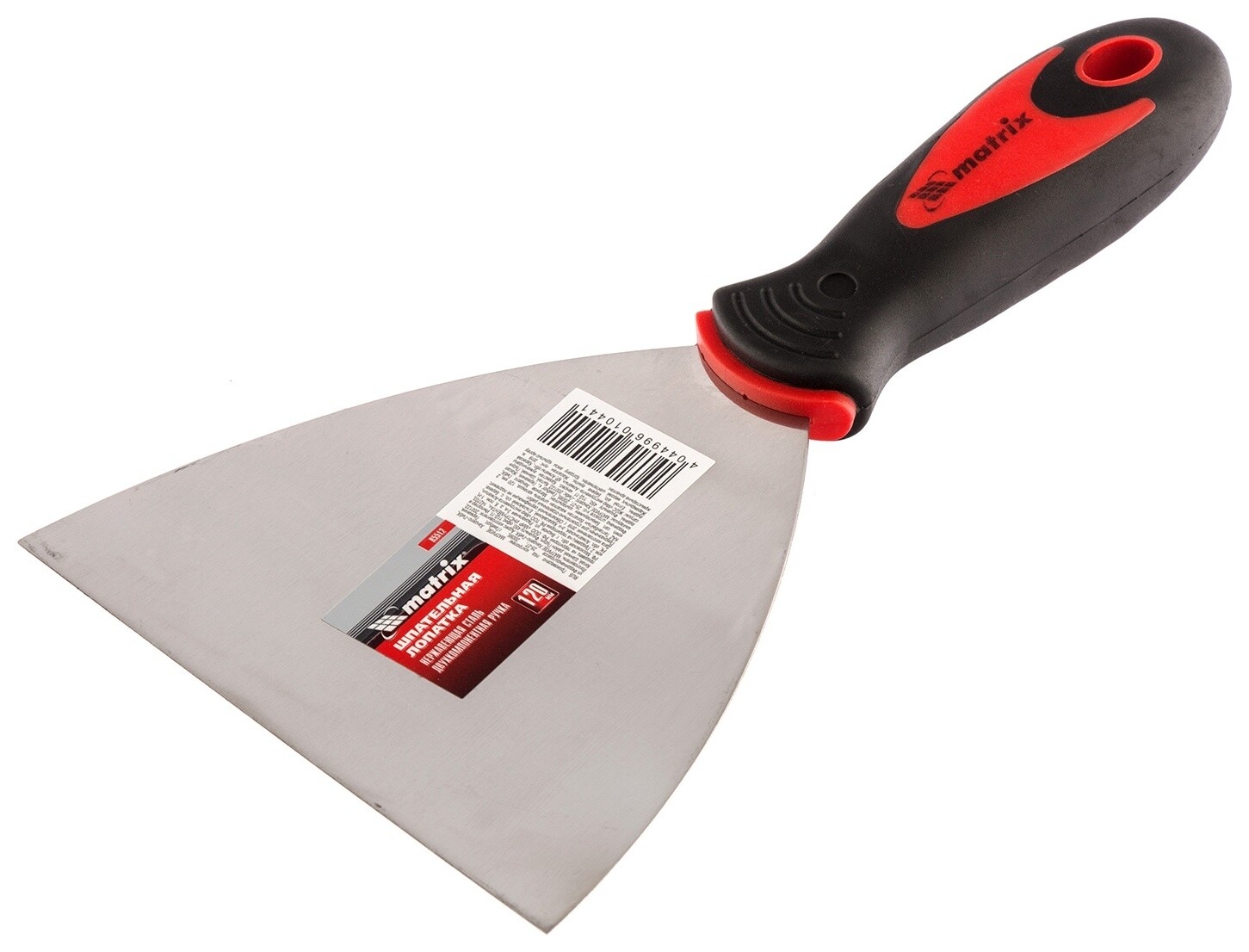 Шпательная лопатка из нержавеющей стали, 120 мм, двухкомпонентная ручка  Matrix (Матрикс)