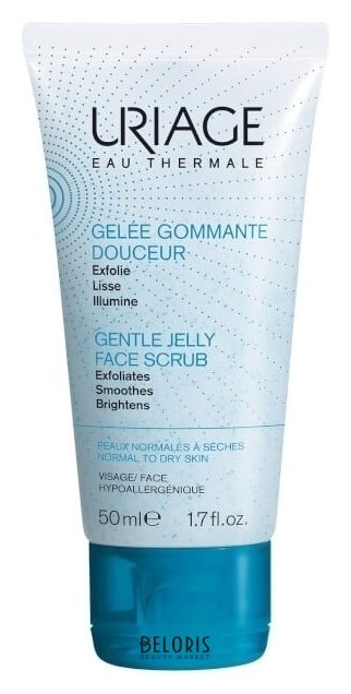 Мягкий скраб для лица Gentle Jelly Face Scrub Uriage