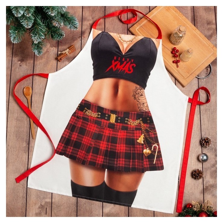 

Фартук "Этель" Xmas Girl 60х70см, 100% хл, саржа 190 гр/м2