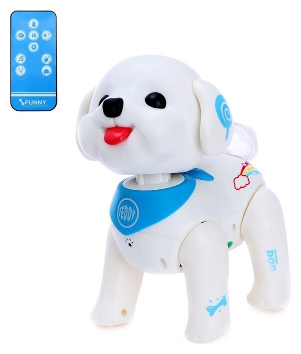 Робот «Милый щенок», с дистанционным управлением, русский чип, св. эффекты  Zhorya