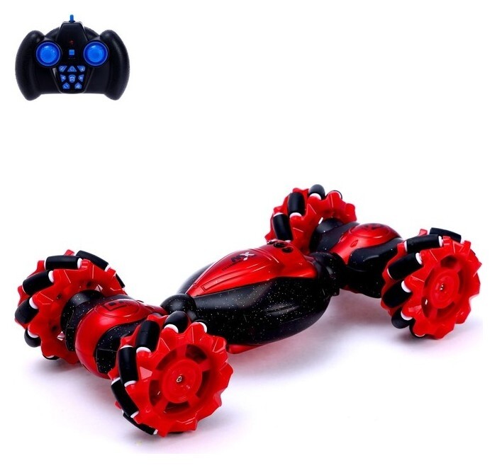 Перевёртыш Hyper, полный привод, работает от аккумулятора, цвет красный 