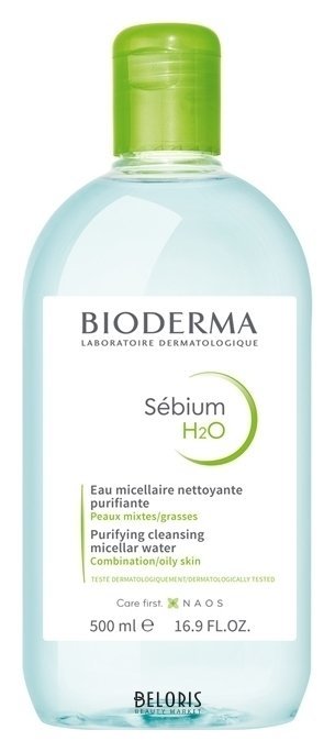 Мицеллярная вода для комбинированной, жирной и проблемной кожи Bioderma Sébium