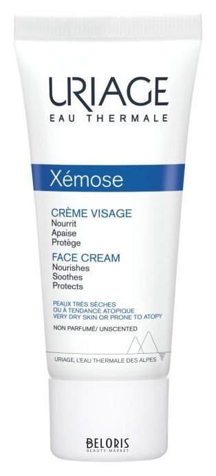 Крем для сухой и чувствительной кожи лица взрослых и детей Xemose Face Cream Uriage Xemose