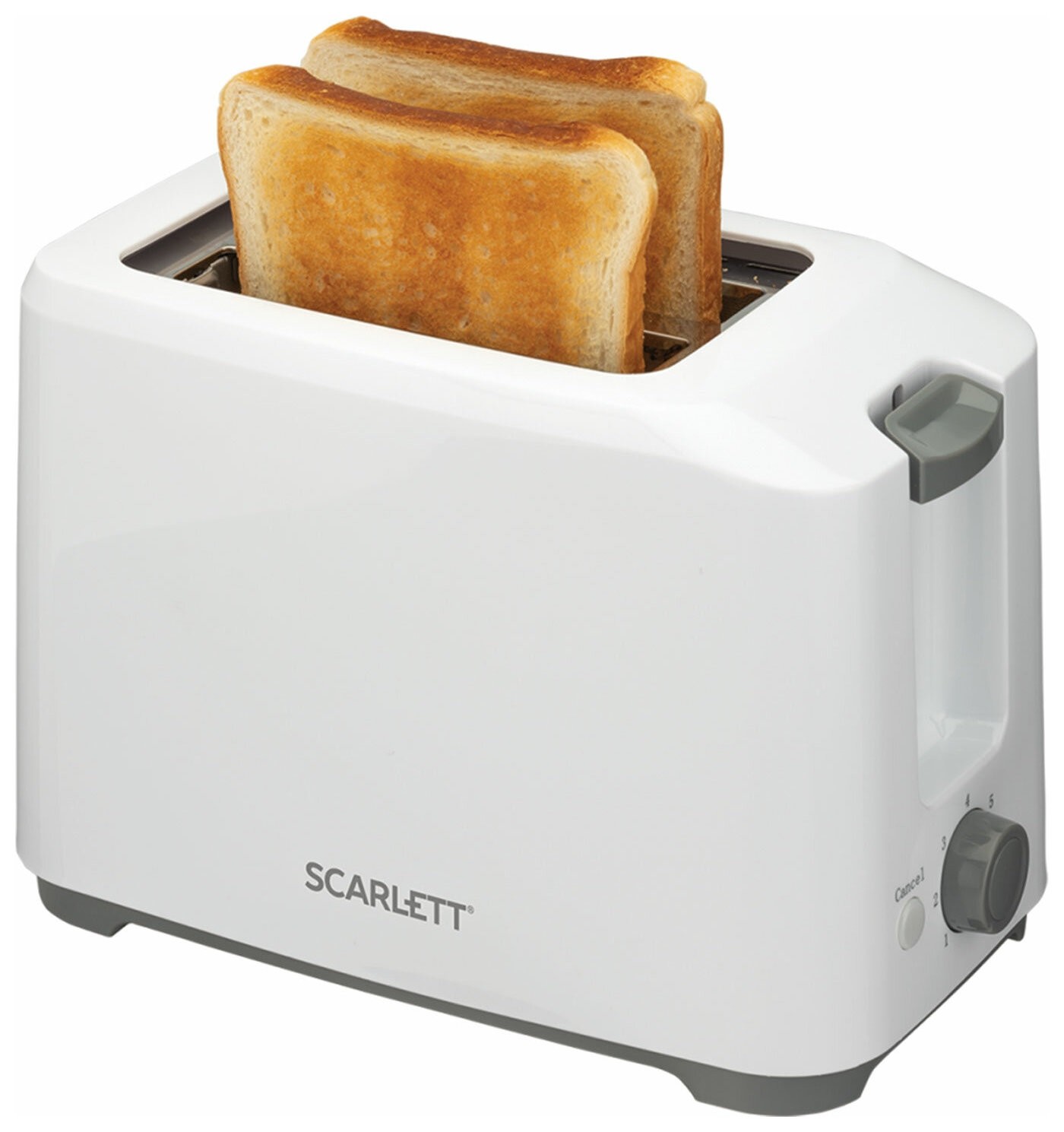 Тостер Scarlett Sc-tm11019, 700 Вт, 2 тоста, 7 режимов, пластик, белый