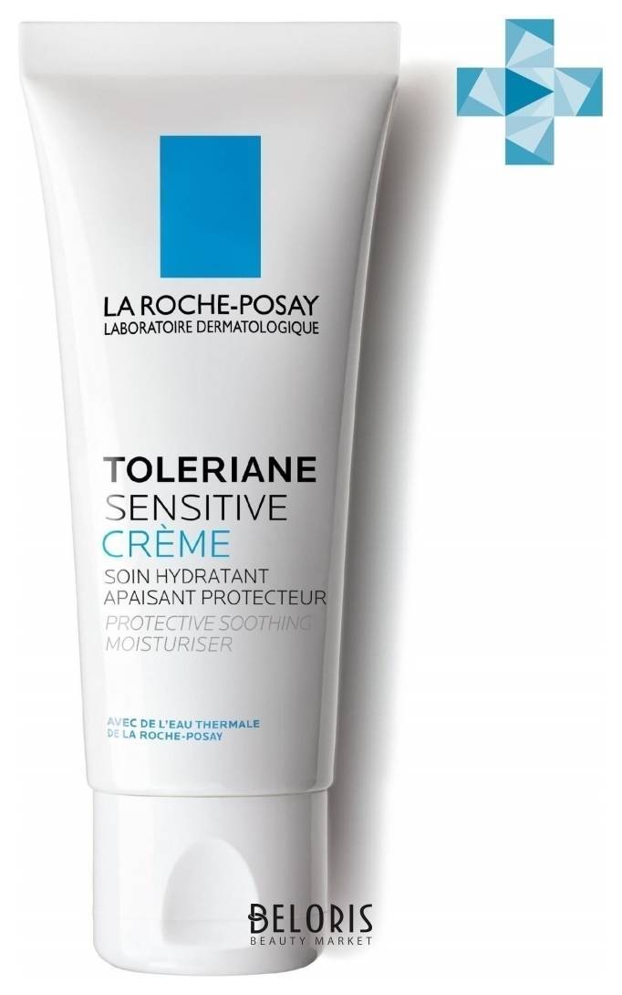 Увлажняющий крем для чувствительной кожи лица с легкой текстурой Toleriane Sensitive La Roche Posay Toleriane