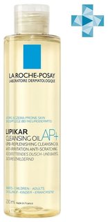 Липидовосполняющее смягчающее масло для ванны и душа для детей и взрослых Lipikar AP+ Oil La Roche Posay