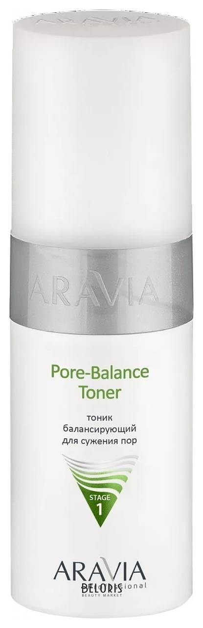 Тоник балансирующий для сужения пор для жирной и проблемной кожи Pore-Balance Toner Aravia Professional