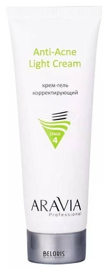 Крем-гель корректирующий для жирной и проблемной кожи Anti-Acne Light Cream Aravia Professional