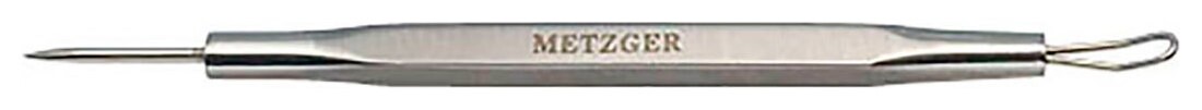 Петля для удаления комедонов и копье для удаления милиумов 2 в 1  Metzger