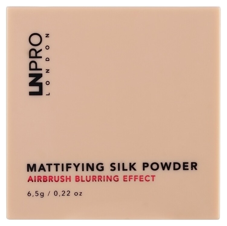 Пудра для лица компактная матирующая Mattifying Silk Powder  LN Professional