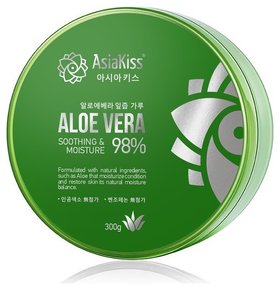Увлажняющий и успокаивающий гель для лица и тела с алоэ Soothing Gel Aloe Vera AsiaKiss