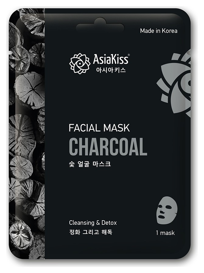 

Тканевая маска Black Charcoal Essence Facial Mask