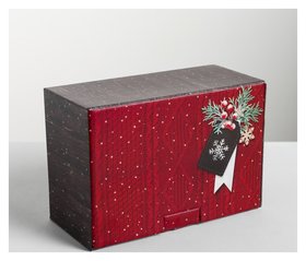 Складная коробка «Тепла и уюта», 22 × 15 × 10 см Дарите счастье