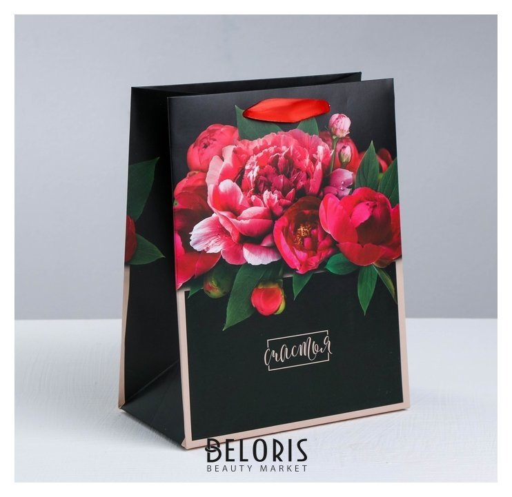 Пакет ламинированный вертикальный «Цветочные чувства», S 12 × 15 × 5.5 см Дарите счастье