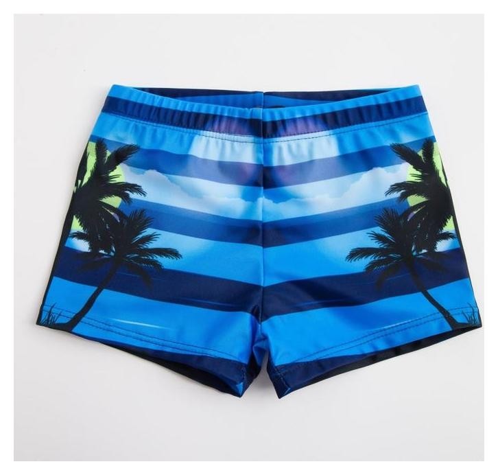 

Купальные трусы для мальчика Minaku "Ночной пляж", рост 146-152 (12), Голубой