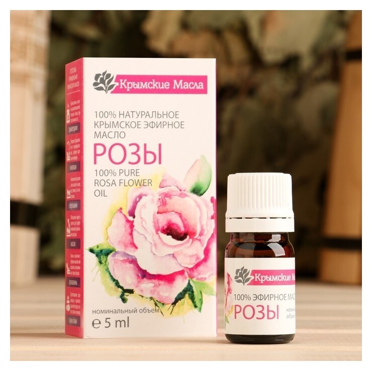 Эфирное масло "Роза" 5 мл  Крымские масла