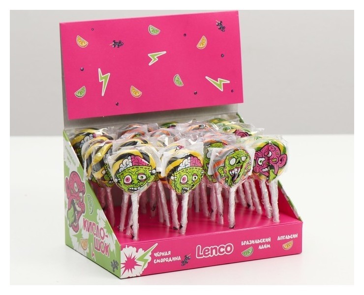 Карамель леденцовая «Кисло-шок», 15 г  Lenco