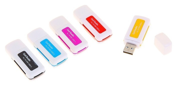 Картридер Luazon V-921, универсальный, Sd/sdhc/sdxc/microsd(Tf)/ms/ms Duo/m2 LuazON Home