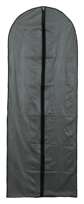 Чехол для одежды доляна, 60×160 см, плотный, Peva, цвет серый