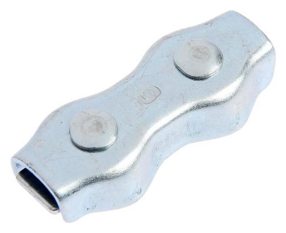 

Зажим троса Duplex тундра Krep 5 мм, цинк, 1 шт.