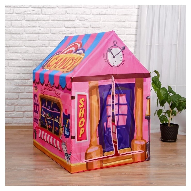 Детская игровая палатка «Кондитерская лавка» 93×70×103 см 