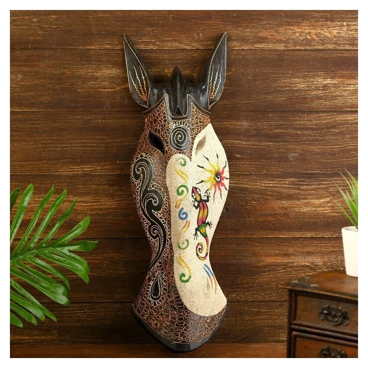 Маска дерево "Зебра" 50х16х7 см  