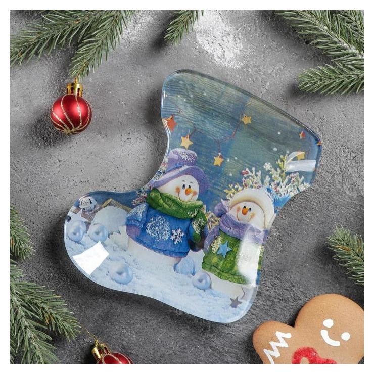 

Блюдо сервировочное доляна «Сапожок. Xmas», 16×14×1
