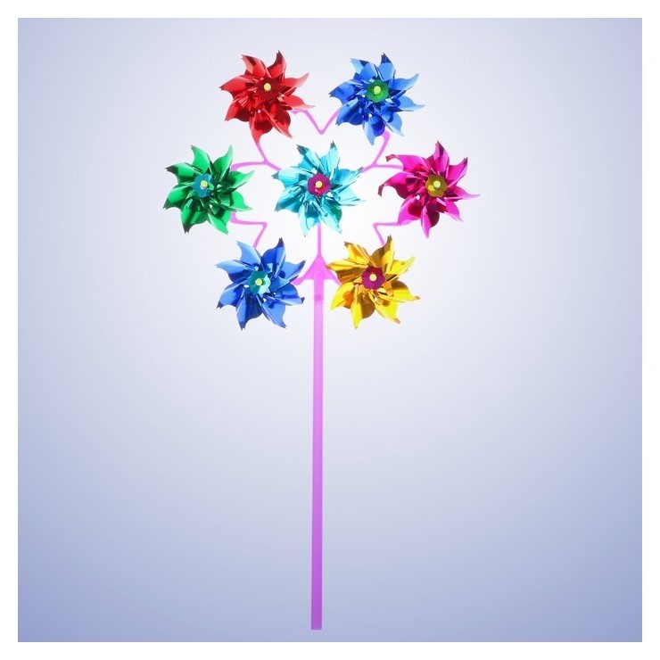 Ветерок фольга «Цветок», семь элементов