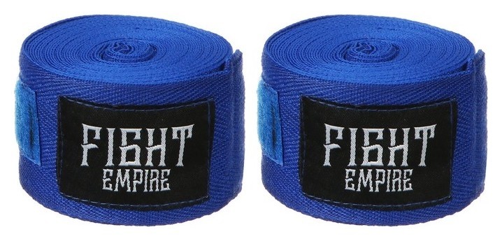 Бинт боксёрский Fight Empire 5 м, цвет синий